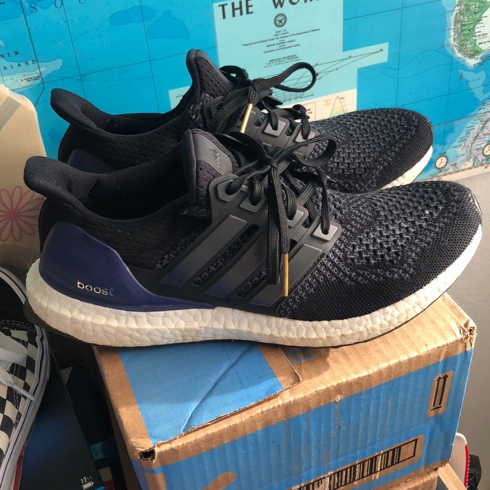 Used Adidas Ultra Boost 1.0 Core Black OG Size 8.5